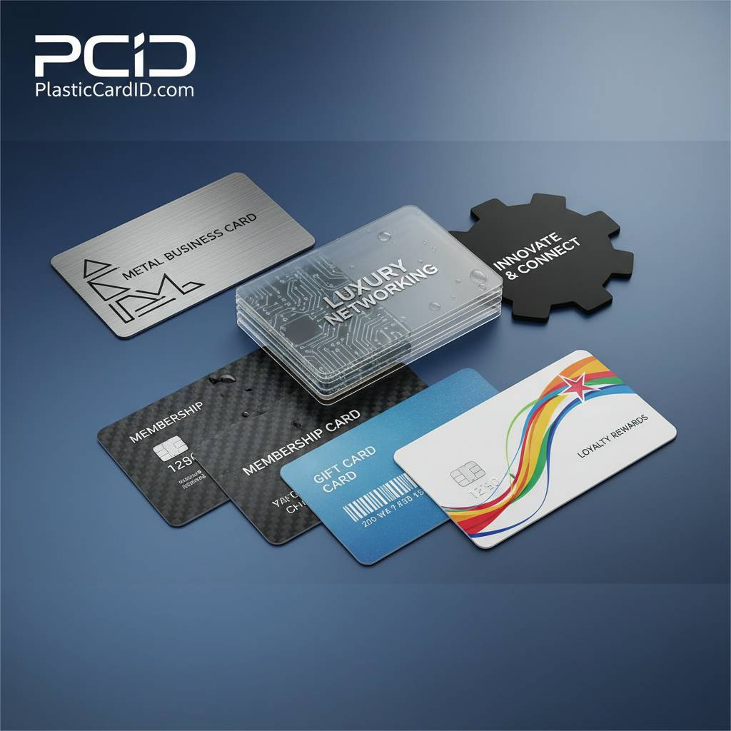 Specialty Cards: Luxury, Clear, Metal & Custom Shapes