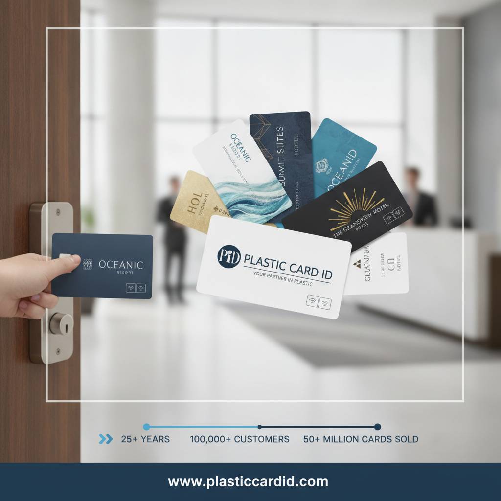 Why Hotels Nationwide Choose Plastic Card ID for Key Card Printing