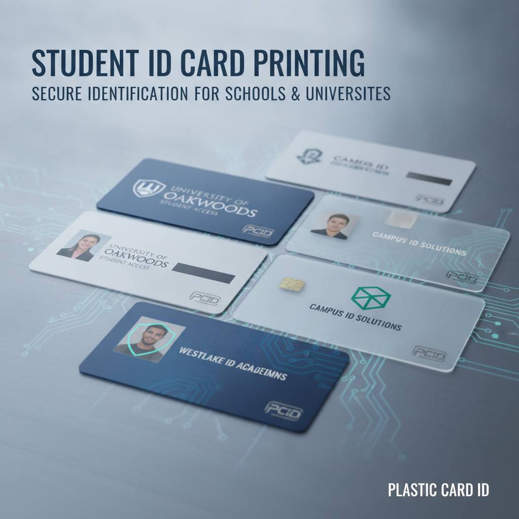 Types of Plastic Cards We Offer for Educational Institutions